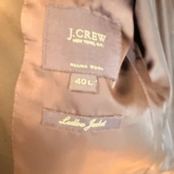 J. Crew - Men's Ludlow Suit Jacket - Size 40-L - Navy - Perfect - Picture 16 of 16